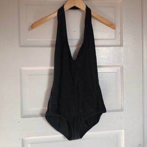 Black American Apparel Halter One Piece